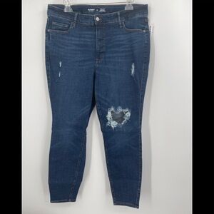 Old Navy Jeans Size Plus Sz 20 Denim Rockstar Super Skinny Extra High Rise NWT